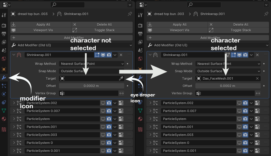 Applying Pixelhair To Your Character Applying pixelhair to your character