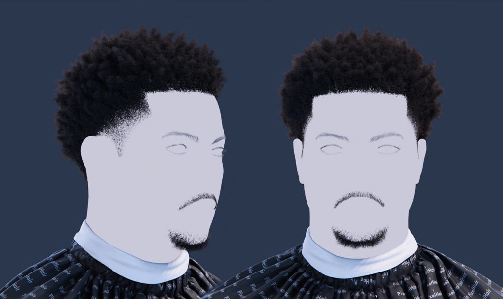 How To Get The Perfect Hair Roughness For A Realistic Look Pixelhair pre-made nardo wick afro fade taper in blender using blender hair particle system
