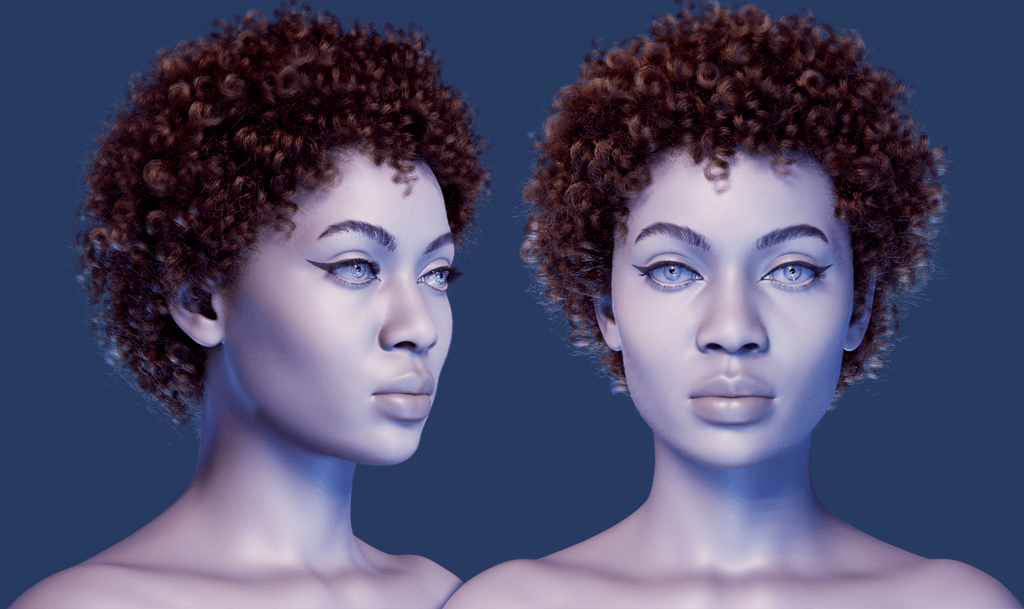 Mastering Customization Of Pixelhair Assets For Any 3D Character In Blender Pixelhair pre-made curly afro in blender using blender hair particle system