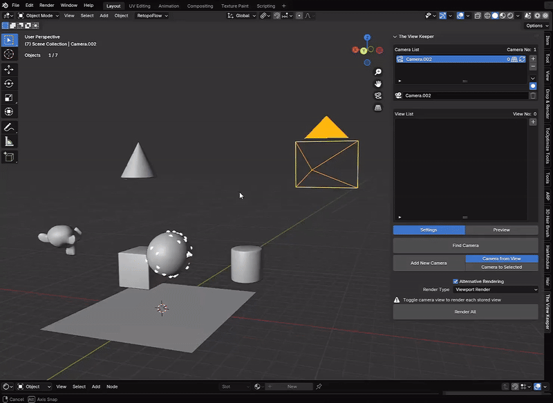 Why The View Keeper Is The Best Blender Add-On For Scene Management Blender camer add view table blender addon- the view keeper. Store multiple camera angles in blender