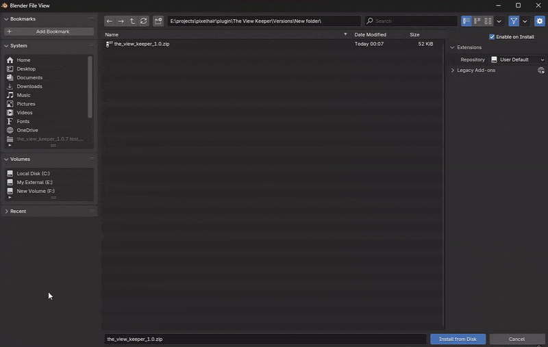 Installation Blender install blender addon- the view keeper. Store multiple camera angles in blender