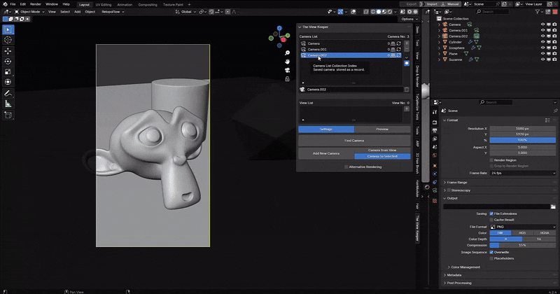 Camera List Table Blender camer records name install blender addon- the view keeper. Store multiple camera angles in blender