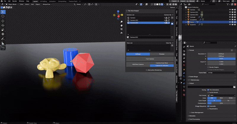 Camera List Table Blender camer records update install blender addon- the view keeper. Store multiple camera angles in blender