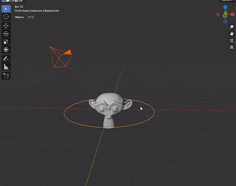 How Do I Make The Camera Follow A Path In Blender? The view keeper blender camera addon track to object constraint camera tracking make camera follow a path