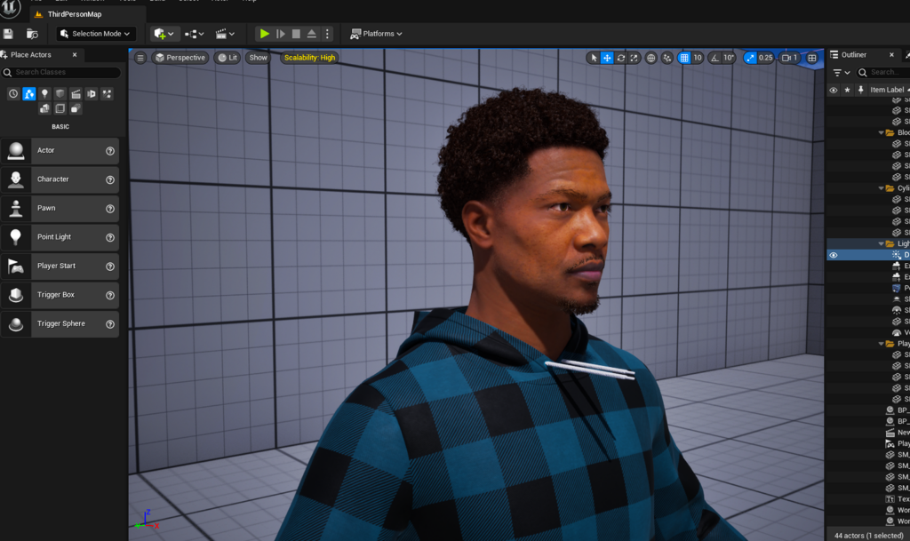 Why Pixelhair Is The Best Asset Pack For Blender Hair Grooming Pixelhair realistic 3d character afro bob fade taper 4c hair on a metahuman in unreal engine 5 using blender hair particle system