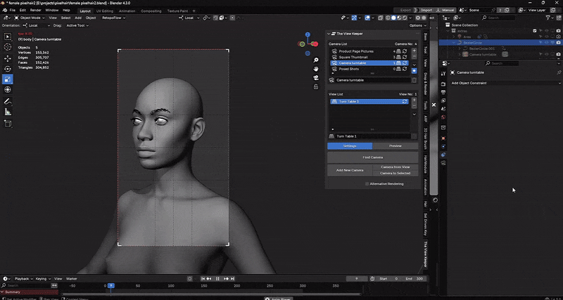 Why The View Keeper Is The Best Blender Add-On For Scene Management The view keeper blender how do i create a circular camera animation in blender? How to automate blender camera switching with the view keeper