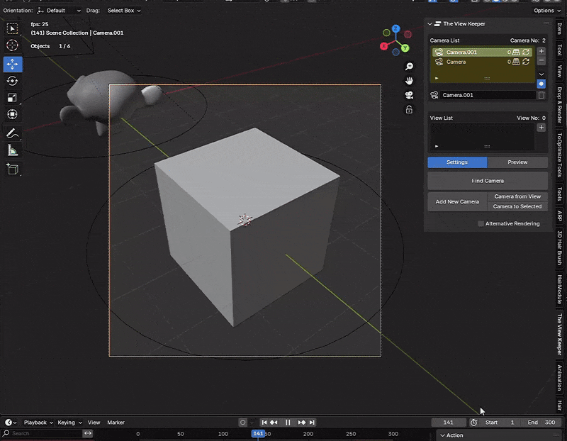 Why The View Keeper Is The Best Blender Add-On For Scene Management The view keeper blender camera addon track to object constraint camera tracking with the view keeper