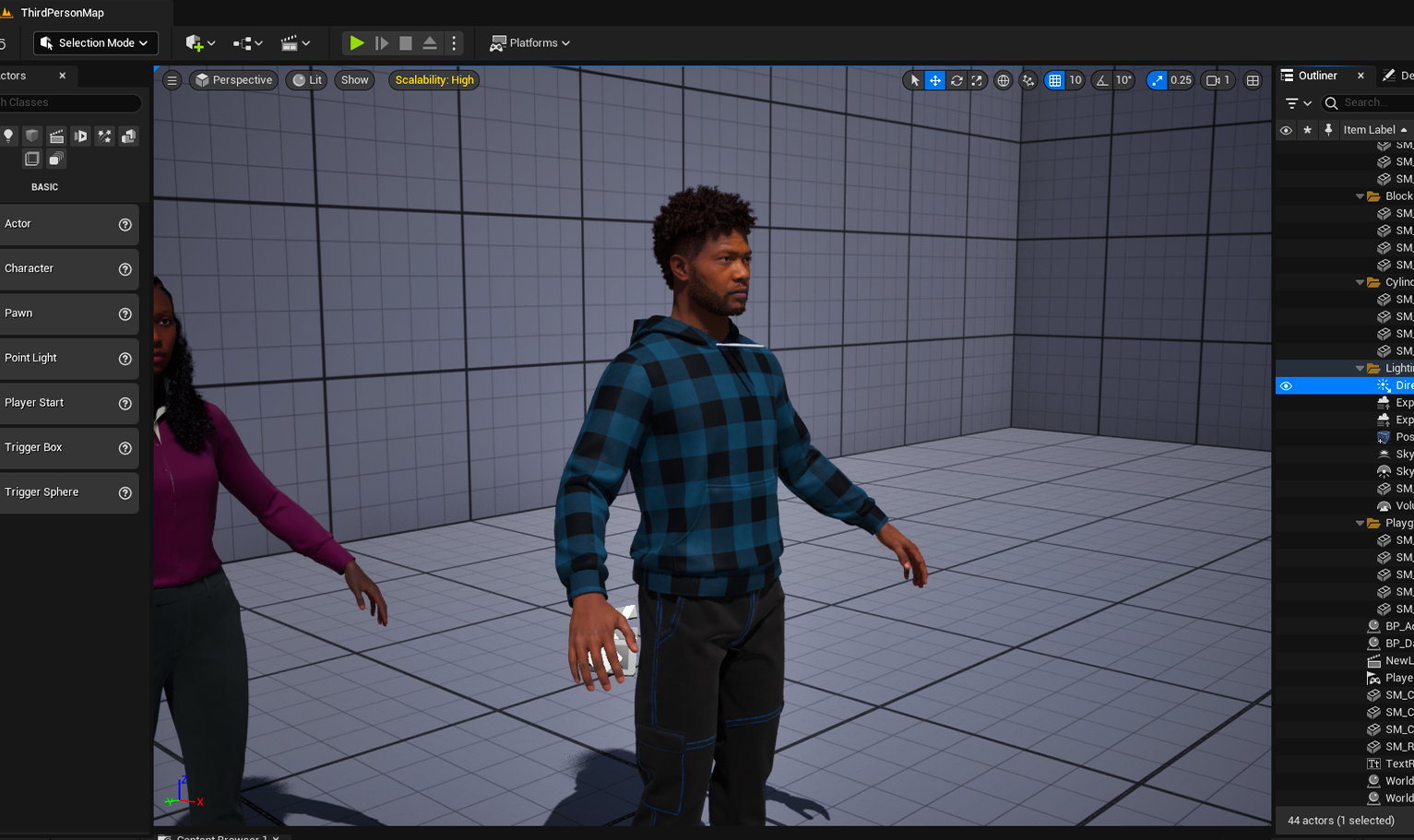 PixelHair Realistic 3d character mohawk Dreads taper 4c hair on a metahuman in Unreal Engine 5 using Blender hair particle system