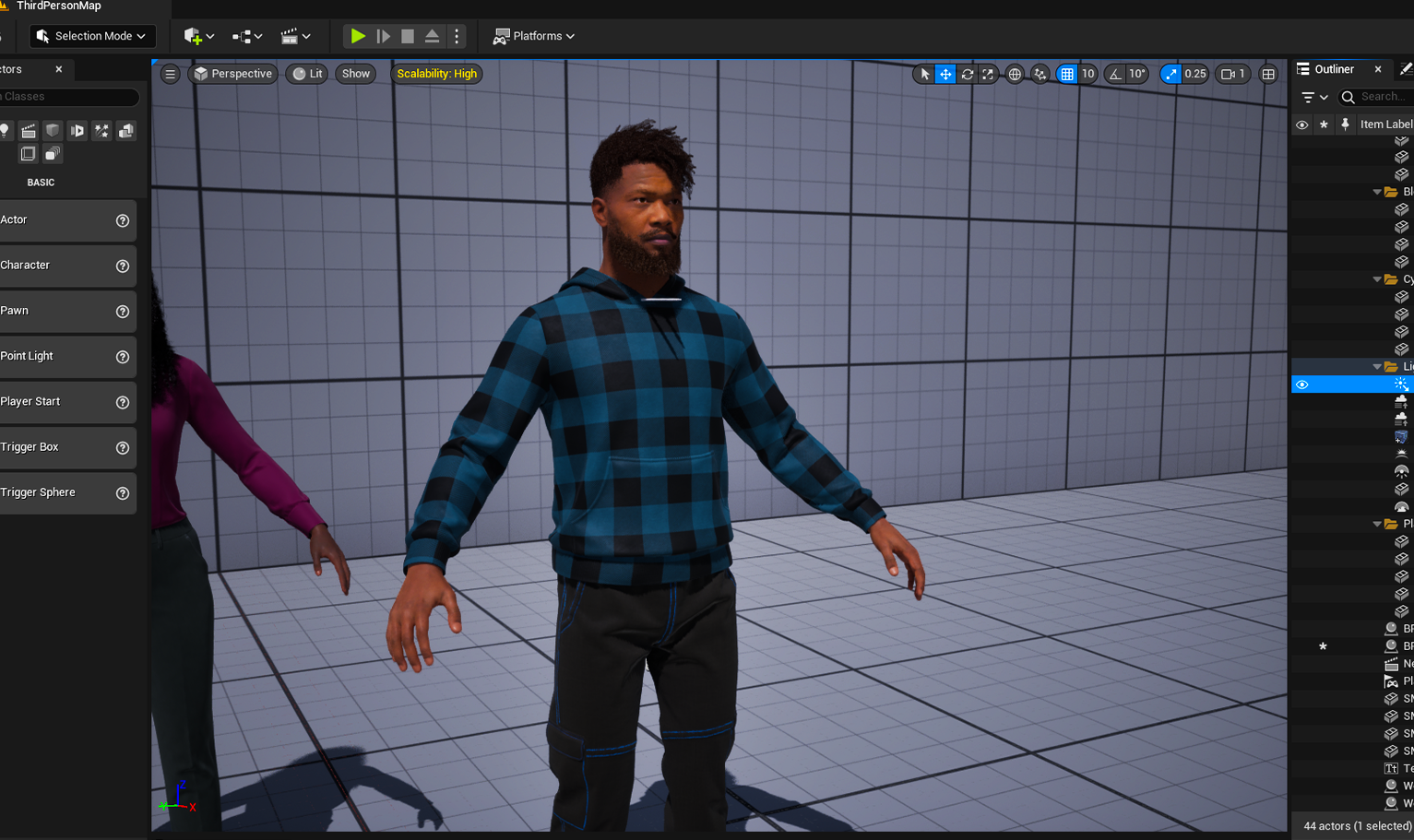 PixelHair Realistic Killmonger from Black Panther Dreads fade 4c hair on a metahuman in Unreal Engine 5 using Blender hair particle system