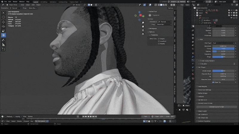 yelzkizi The Best Way to Render Hair Without Excessive Noise