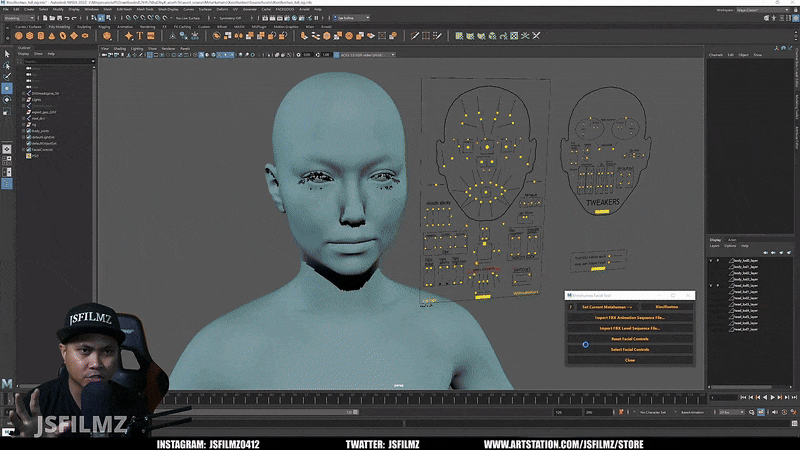 yelzkizi How to Export Metahuman to Maya and Back: Complete Workflow for Unreal Engine and Autodesk Maya