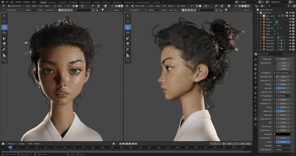 Yelzkizi top ways to make 3d characters: blender, facegen, metahuman, and cc3 compared