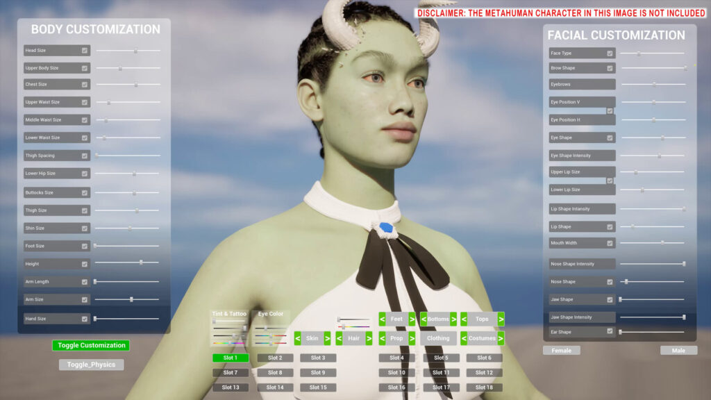 Yelzkizi how to build an rpg character creator using metahuman in unreal engine 5
