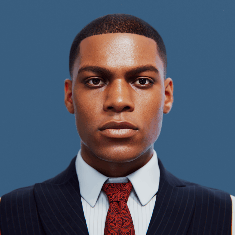 yelzkizi PixelHair Realistic male 3d character 3D Buzz Cut 3d hair in Blender using Blender hair particle system