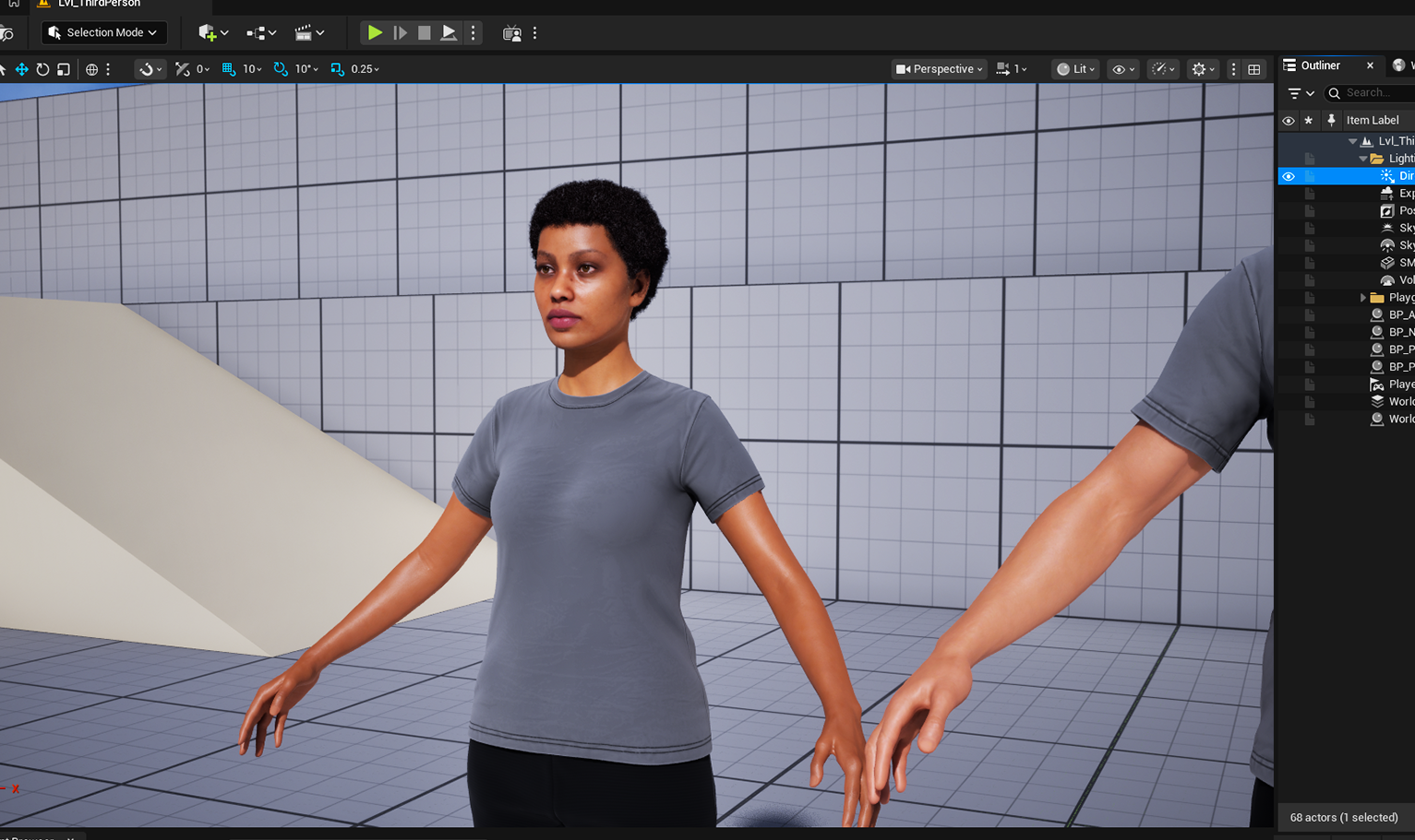 yelzkizi PixelHair Realistic female 3d character Realistic Short TWA Afro Groom 3d hair on a metahuman in unreal engine