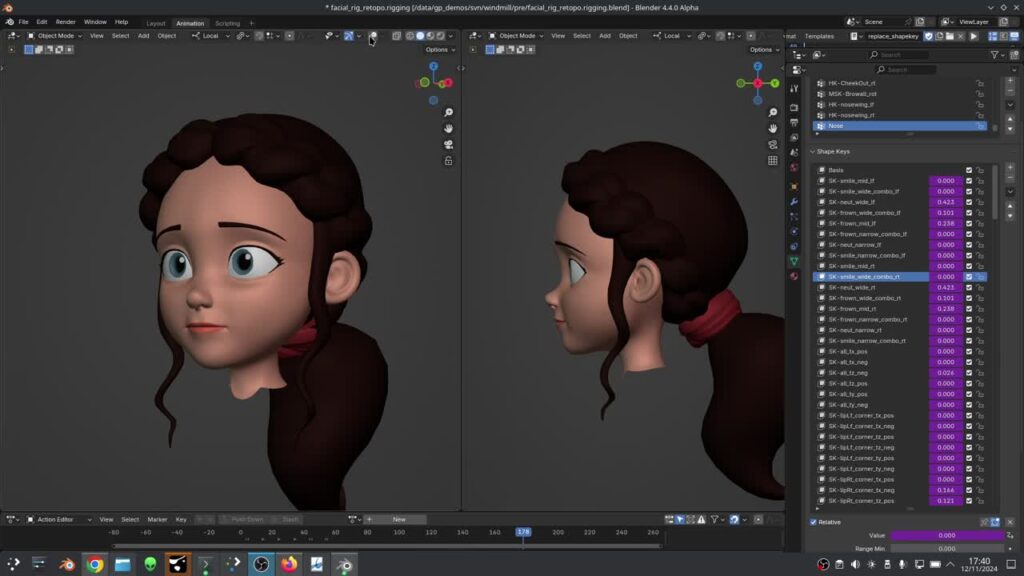 Yelzkizi facial rigging in blender: comprehensive guide for beginners to pros