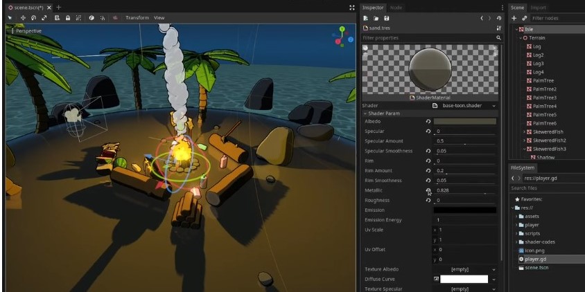 yelzkizi Customizable Godot Toon Shader with Patterns for Godot 4