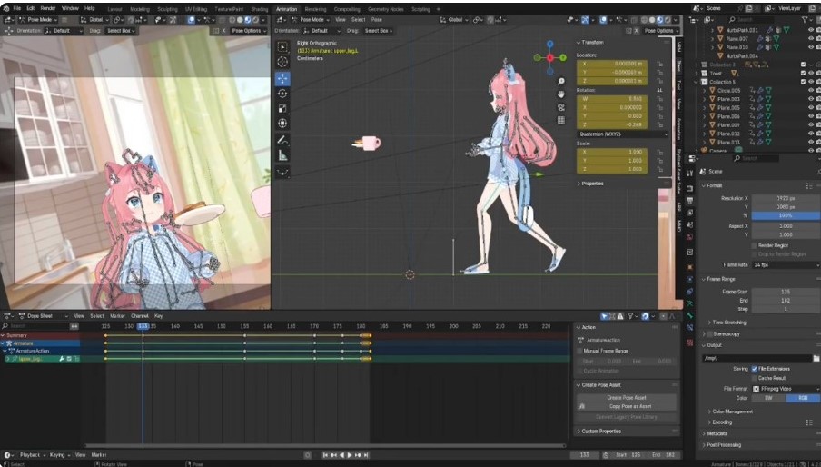 yelzkizi Creating 90's Anime Style in Blender: A Comprehensive Guide to Achieving Retro 2D Aesthetics with Modern 3D Tools