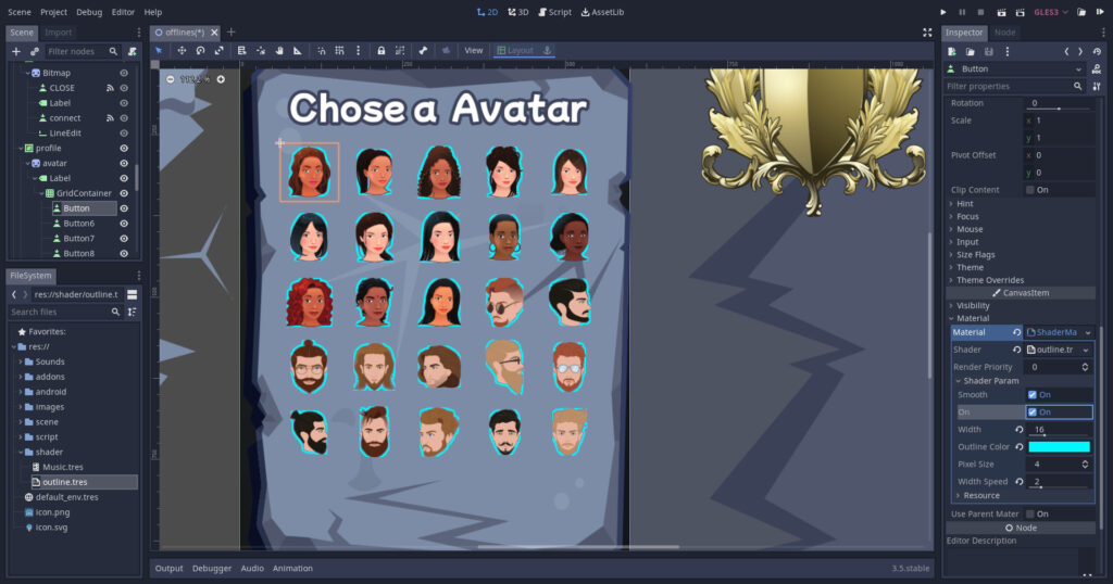 yelzkizi Customizable Godot Toon Shader with Patterns for Godot 4