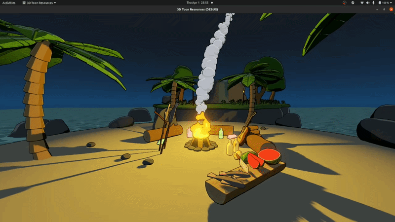 yelzkizi Customizable Godot Toon Shader with Patterns for Godot 4