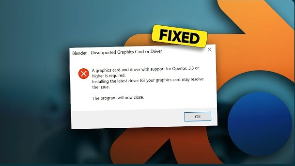 yelzkizi How to Fix Blender Unsupported Graphics Card or Driver Error: A Step-by-Step Guide