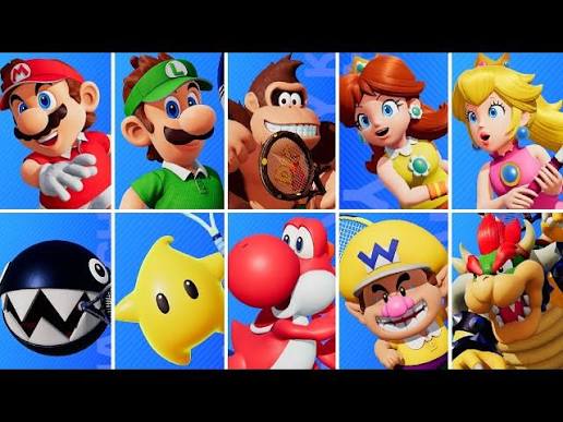 Yelzkizi all characters and color variations in mario tennis fever: full roster, unlocks, and alternate colors