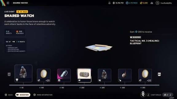 Yelzkizi all shared watch rewards and event details in arc raiders (feb 10–24, 2026) — merits, reward track, and fastest xp farms