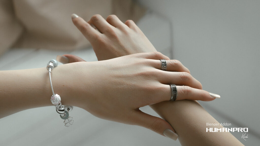 Yelzkizi human pro for blender: achieving hyper-realistic 3d characters with advanced skin addons, face controls, and hair assets