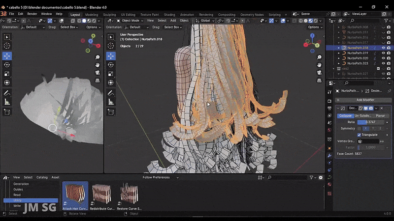 yelzkizi Blender “Generate Hair Curves” Geometry Nodes Preset: A Comprehensive Guide for Hair Grooming