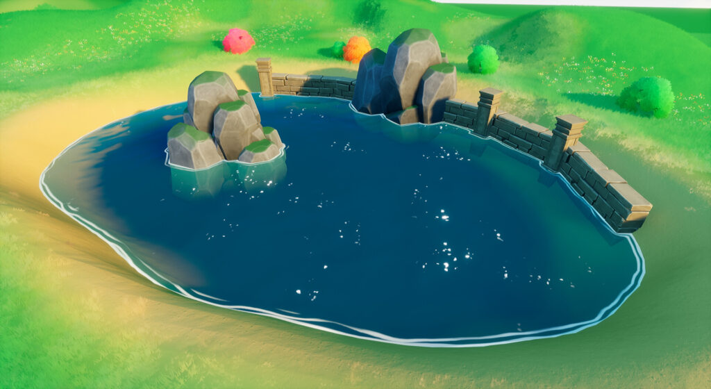 Yelzkizi stylized water shader in ue5: complete guide to creating real-time cartoon water effects