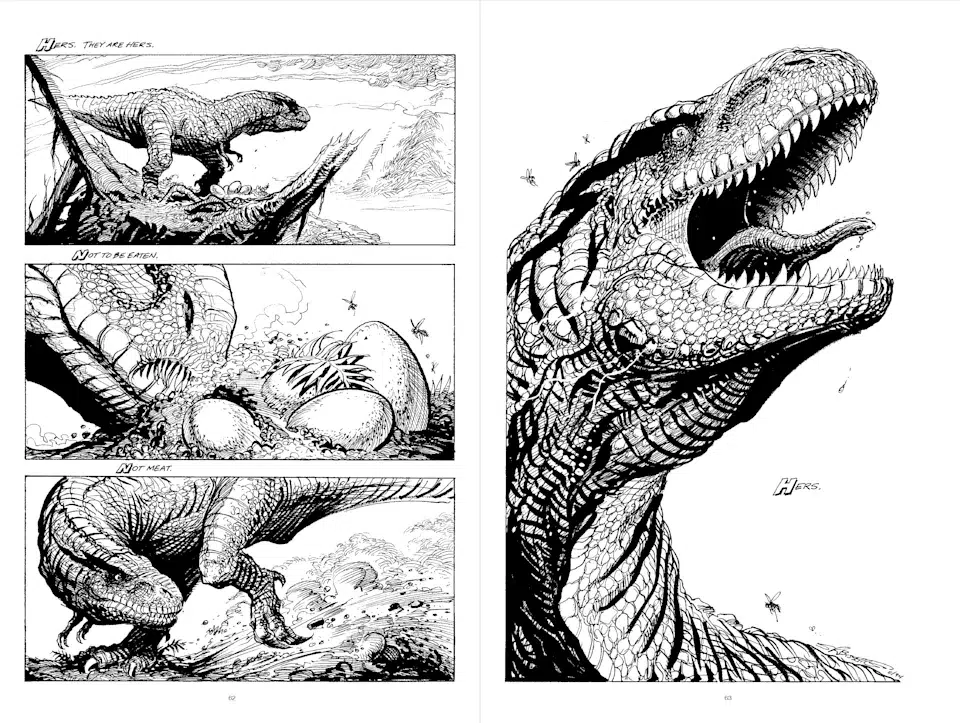 Yelzkizi tyrant: the world’s greatest dinosaur comic returns in new hardcover collection as stephen r. Bissette’s classic roars bac