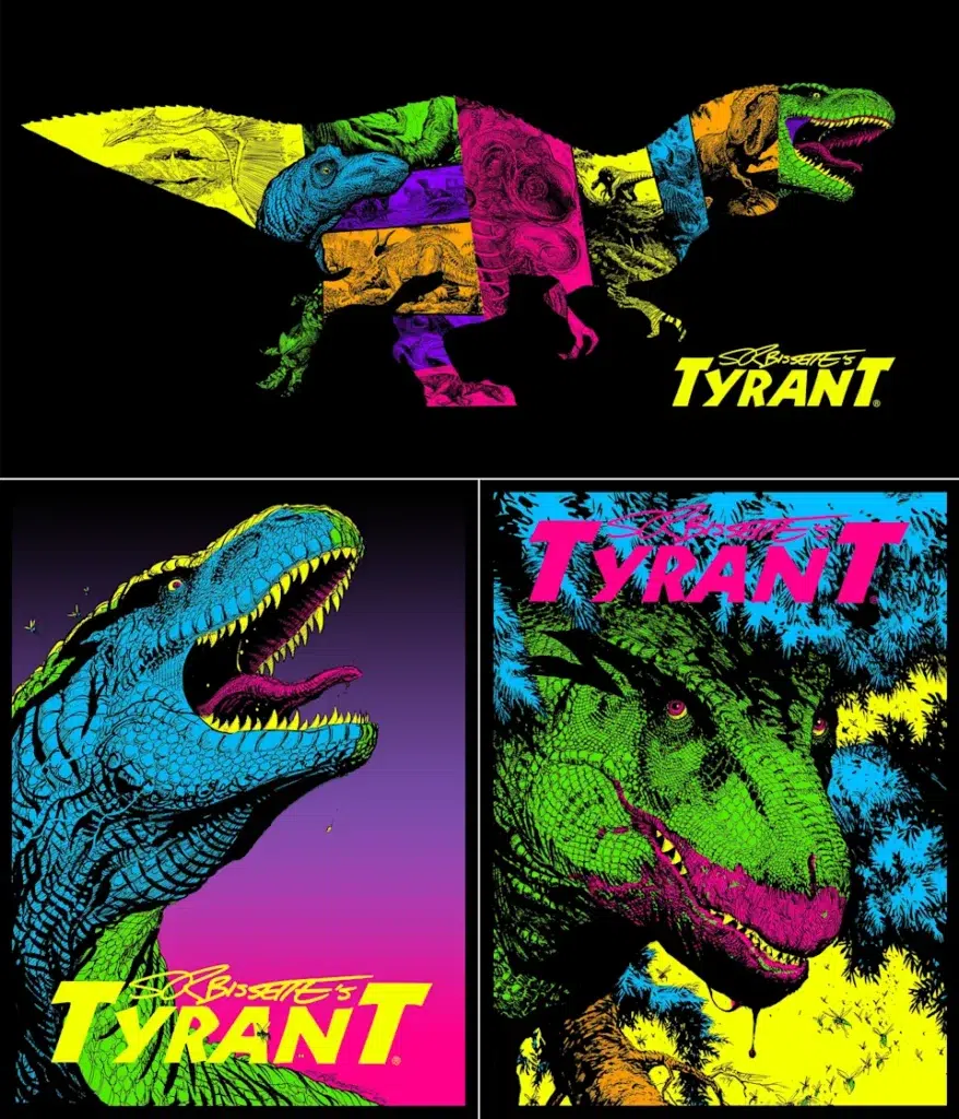 Yelzkizi tyrant: the world’s greatest dinosaur comic returns in new hardcover collection as stephen r. Bissette’s classic roars bac