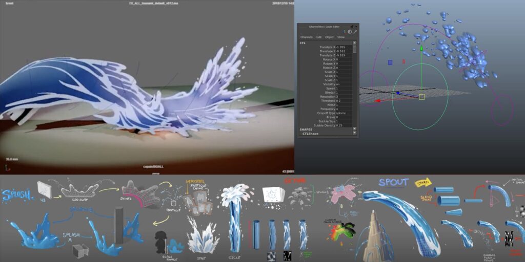 Yelzkizi creating high-quality vfx rigs for maya: production-proven controls, dynamics, and caching workflows