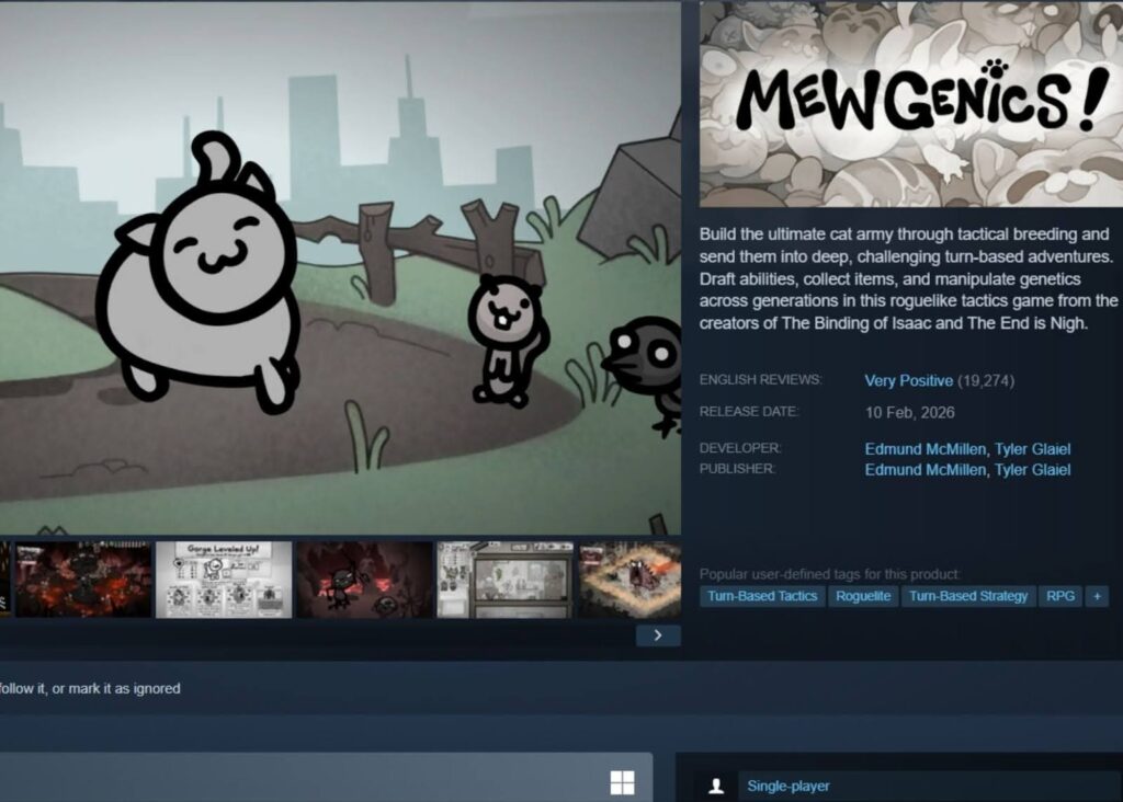 Yelzkizi switch 2 and ps5 versions of mewgenics teased by developers: release date, gameplay, and console plans explained