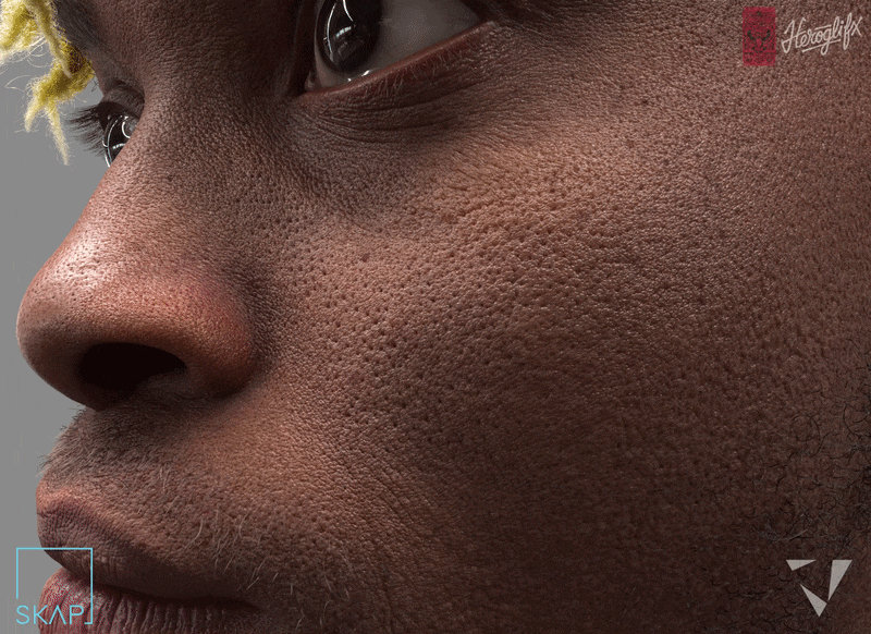 Yelzkizi TexturingXYZ’s SKAP Now Available: Generate 16K Skin Displacement, Cavity, and Advanced Maps From Your Input