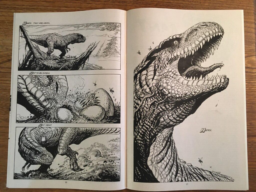 Yelzkizi tyrant: the world’s greatest dinosaur comic returns in new hardcover collection as stephen r. Bissette’s classic roars bac