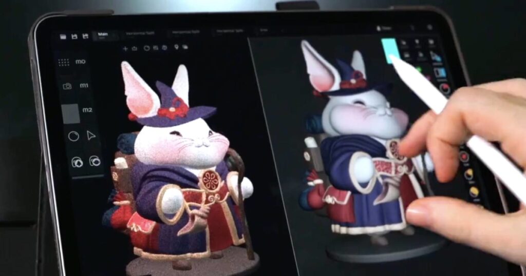 yelzkizi Sparseal Launched New 3D Texturing App For iPad: Wafer Brings Stylized PBR Texture Painting to iPad