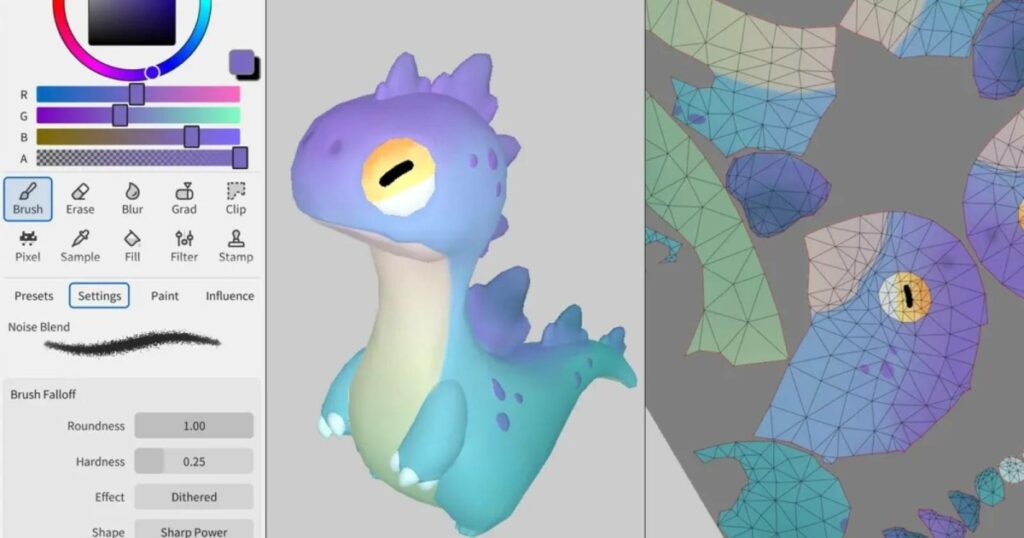 yelzkizi Sparseal Launched New 3D Texturing App For iPad: Wafer Brings Stylized PBR Texture Painting to iPad