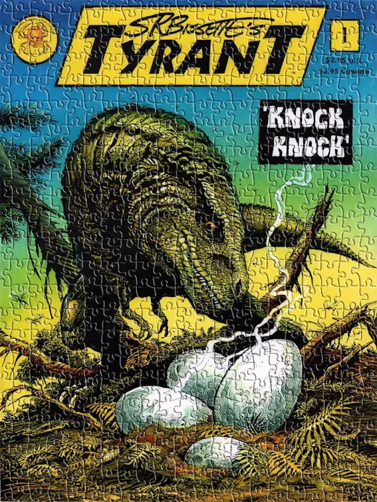 Yelzkizi tyrant: the world’s greatest dinosaur comic returns in new hardcover collection as stephen r. Bissette’s classic roars bac