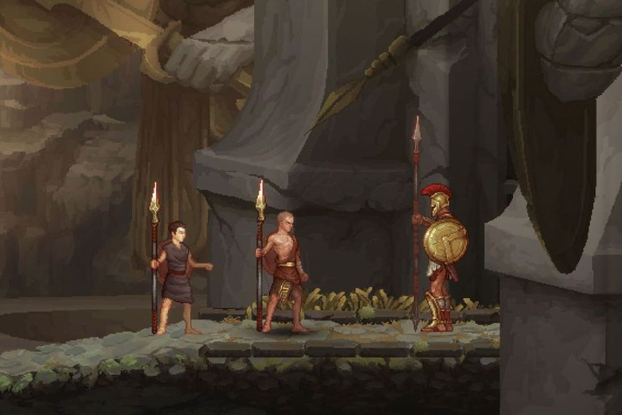 yelzkizi How Mega Cat Studios Adapted God of War Into a Retro Pixel Art Game