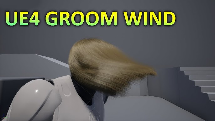 Yelzkizi wind in unreal engine 5: winddirectionalsource, foliage wind, niagara forces, cloth, and groom hair setup