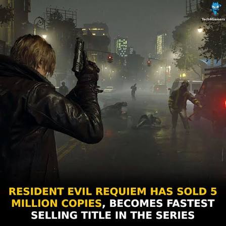 yelzkizi Resident Evil Requiem is likely the series’ biggest launch ever — 5 million units sold in under a week