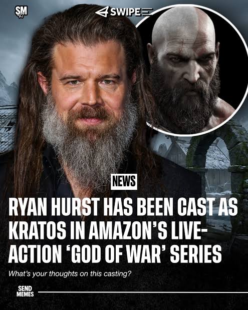 yelzkizi The Internet Reacts To The First Photo Of Amazon’s God Of War: Ryan Hurst’s Kratos First Look Sparks Memes, Backlash, and Debate