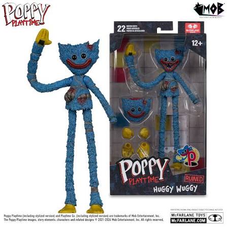 yelzkizi New Poppy Playtime Figures From McFarlane Toys Revealed: Huggy Wuggy (Ruined), Killy Willy, Kissy Missy & The Doctor