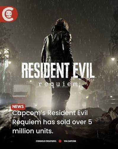 yelzkizi Resident Evil: Requiem Sold 5 Million Copies in Five Days — Capcom Confirms Record-Breaking Launch