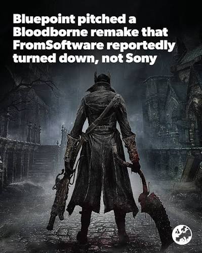 Yelzkizi bloodborne remake reportedly shot down by fromsoftware as bluepoint games scrambled for ideas (bloomberg report, bluepoint shutdown, what happens next)