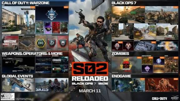 yelzkizi CoD: Black Ops 7 And Warzone Season 2 Reloaded Release Date And Details (Start Time, New Maps, Weapons, Zombies, Warzone Updates)