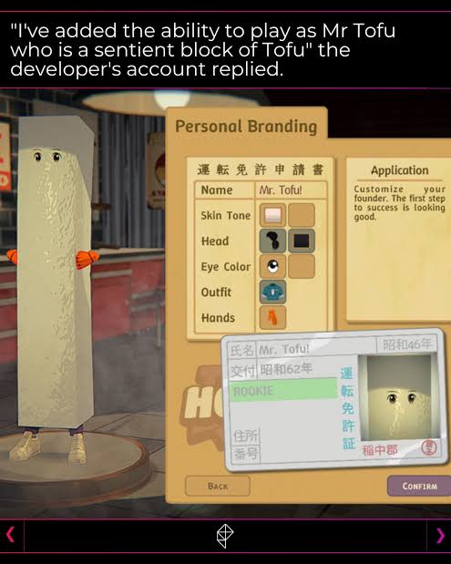 Yelzkizi steam game adds playable tofu character after complaints about female protagonist — why honcho’s “mr. Tofu” patch went viral