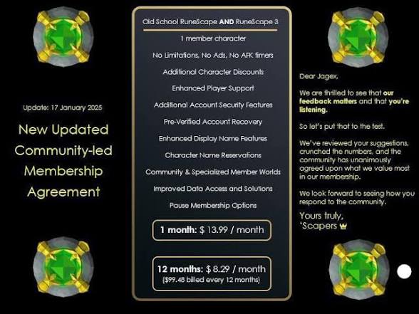 Yelzkizi after killing off microtransactions, runescape raises subscription prices: what the new membership changes mean