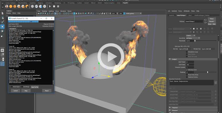Yelzkizi sitni sati releases fumefx 7. 0 for maya with fumefx gpu: faster smoke and fire simulation explained